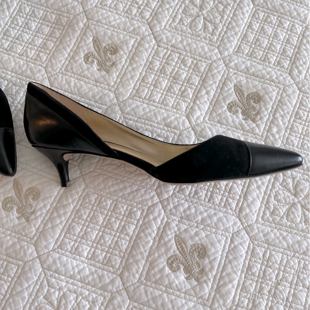 Sz 7 Black Nine West D’orsay pumps